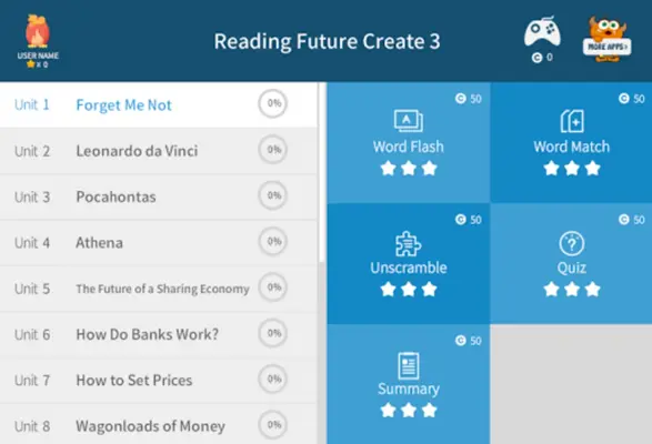 Reading Future Create 3 android App screenshot 2